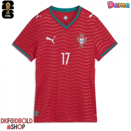 Portugal Rafael Leao #17 Hjemmebanetrøje Dame VM 2026 Kort ærmer